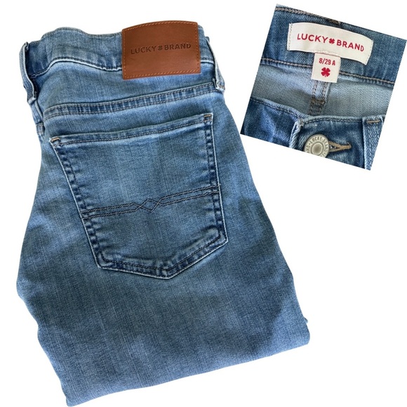 Lucky Brand Women's Straight Leg Blue Jeans - Picture 5 of 5